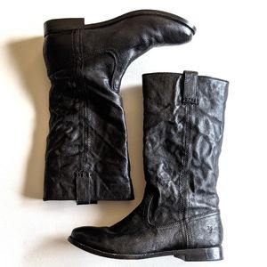 Frye Anna Mid Pull On Boot size 10 in Black